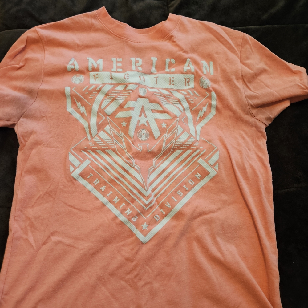 American Fighter Orange Graphic Tee